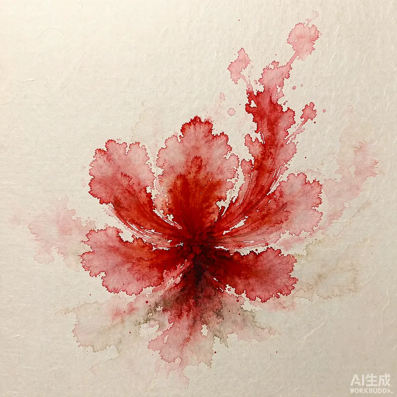 夢見血是什麼意思_周公解夢水墨插圖